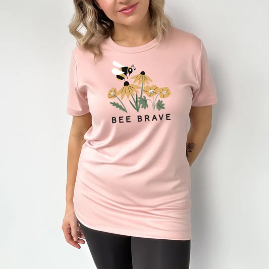 The Sustainable Benefits of Choosing the Adult Unisex 'Bee Brave' Bamboo T-shirt | Rosewood