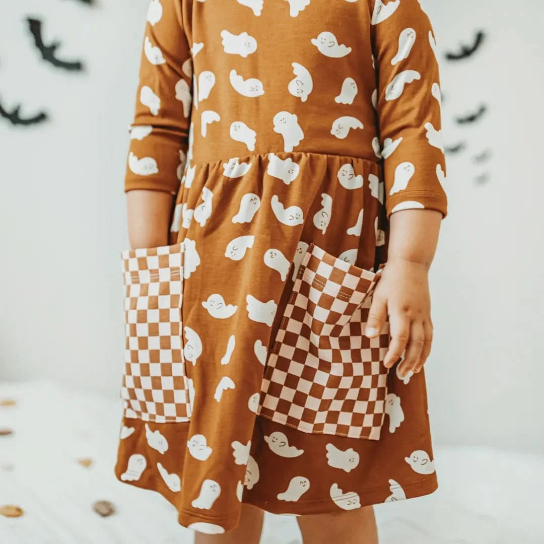 Youth Bamboo Clementine Dress | Friendly Ghosts