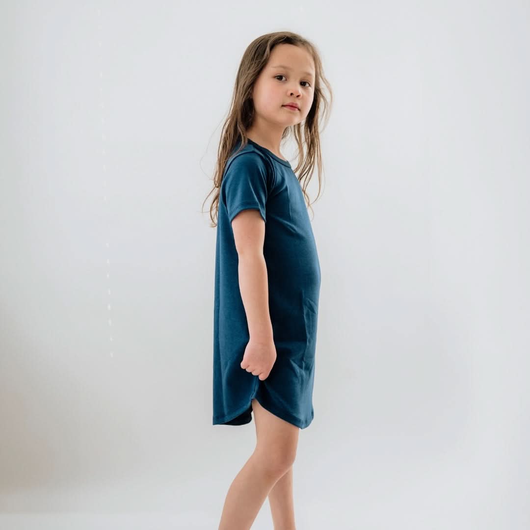 Baby/Kids' Bamboo Bamboo Winslow Dress | Berry - additional view