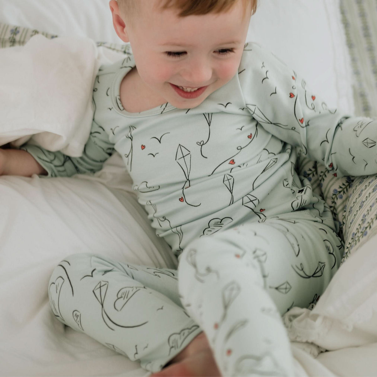 Youth Bamboo 2-Piece Long-Sleeve Lounge Set | Soar