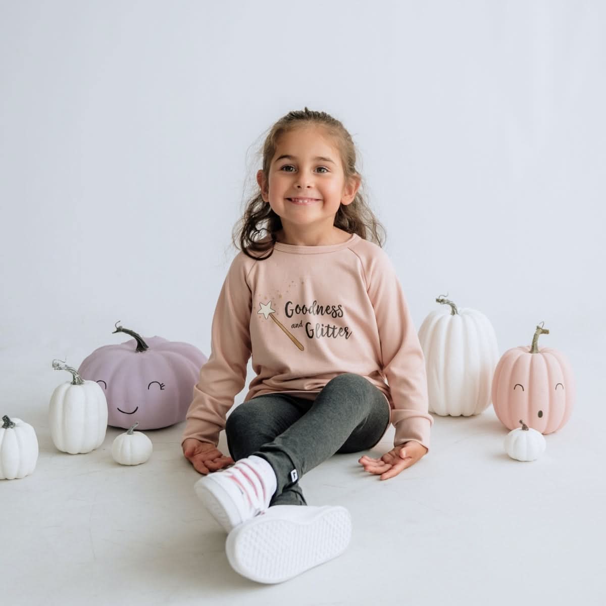 Baby/Kids Bamboo Graphic Raglan Sleeve Pullover | Goodness and Glitter on Rosewood