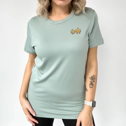 Adult Unisex Stars Bamboo T-Shirt | Lake