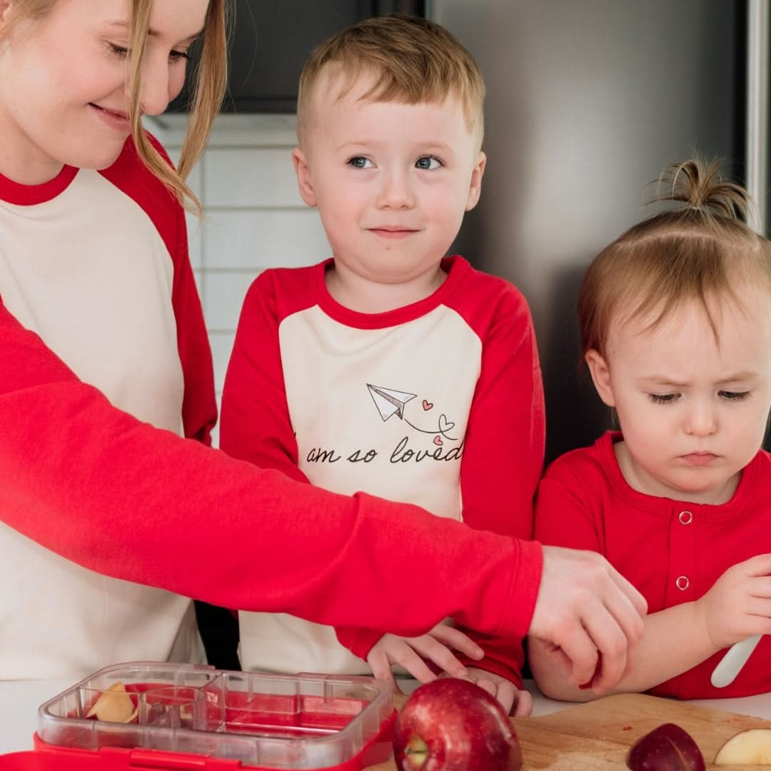 Baby/Kids Bamboo Baseball Shirt | Berry Cream - additional view