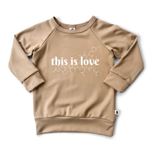 'This is Love' Oxytocin Bamboo Pullover | Doeskin