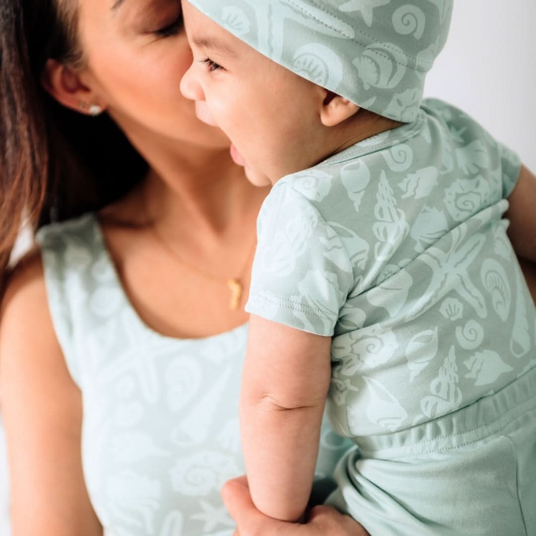 Bamboo Baby Capsule Gift Box | Coastal Keepsakes & Seaglass Green