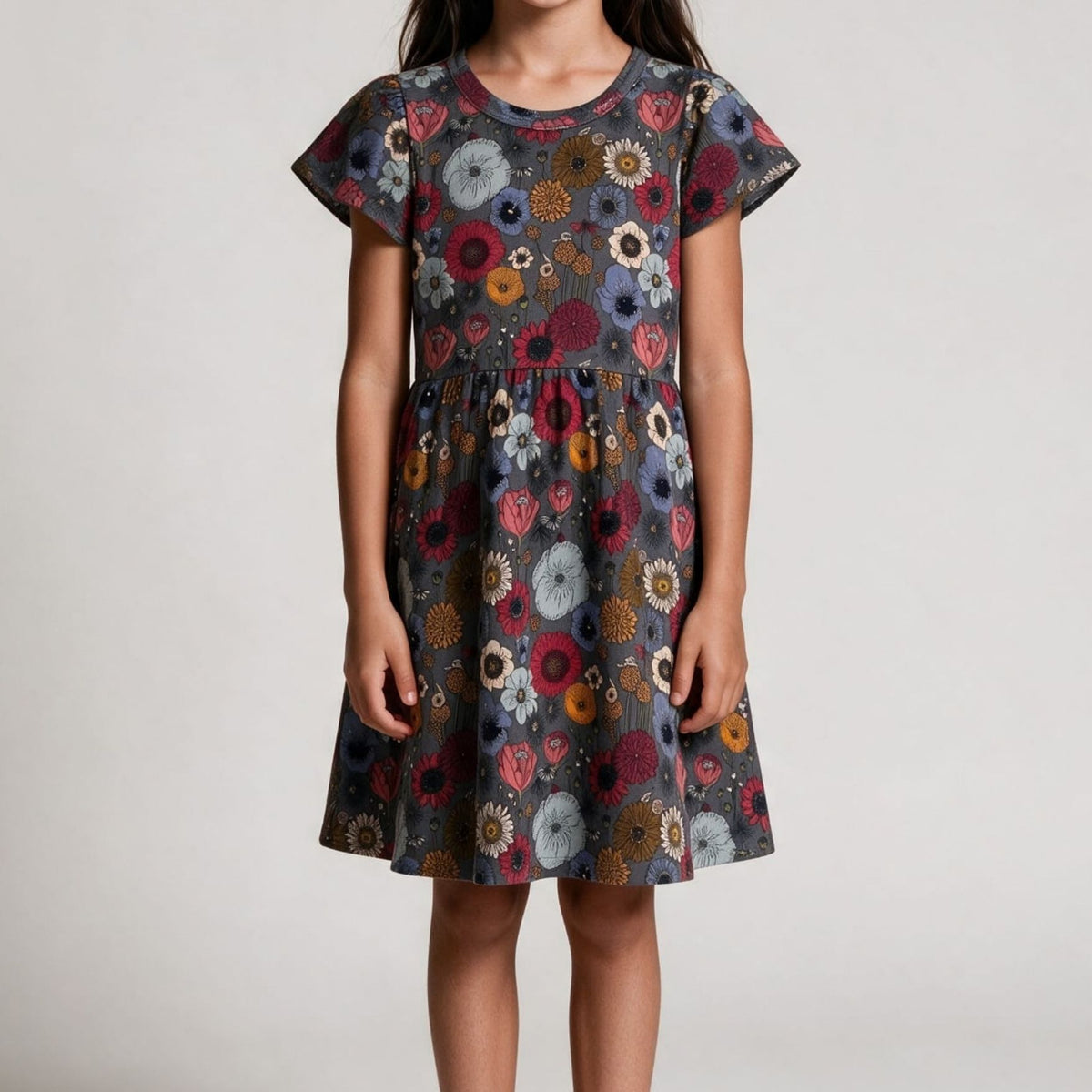 Youth Bamboo Kaia Dress | Autumn Floral