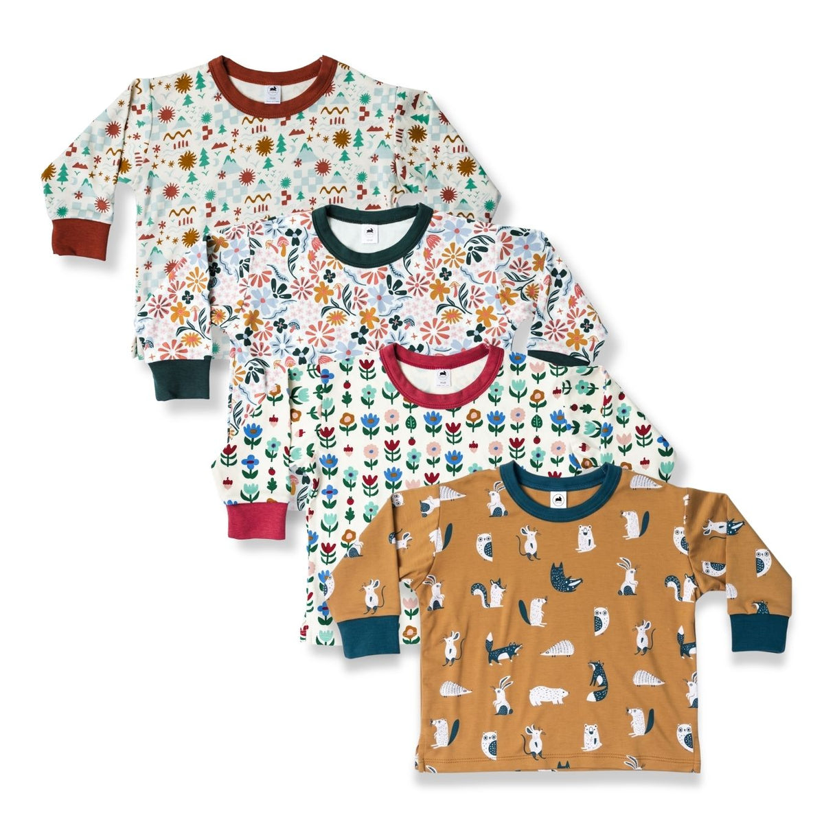 Baby/Kids' Bamboo Relaxed Long Sleeve T-Shirt | Floating Floral