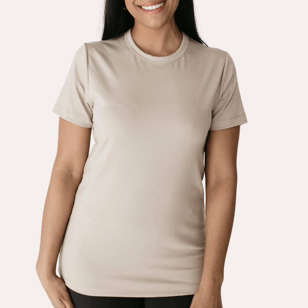 Adult Unisex Bamboo T-shirt - Smoked Pine - Little & Lively