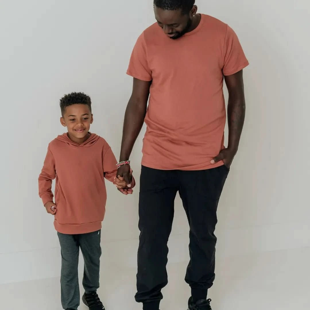 Adult Unisex Bamboo T-shirt - Smoked Pine - Little & Lively
