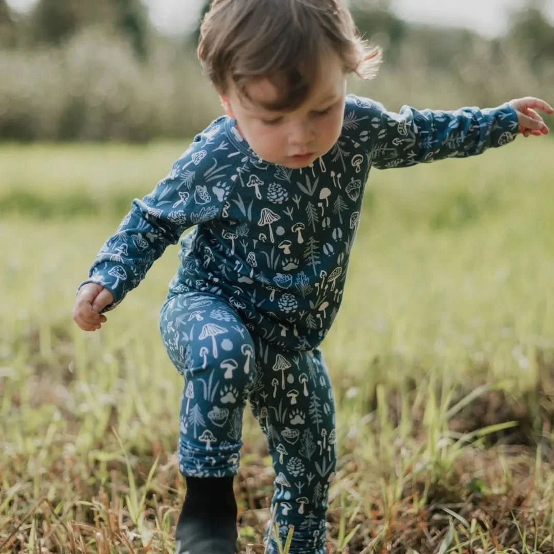 Baby/Kids Bamboo Leggings - Floral Serenade - Little & Lively