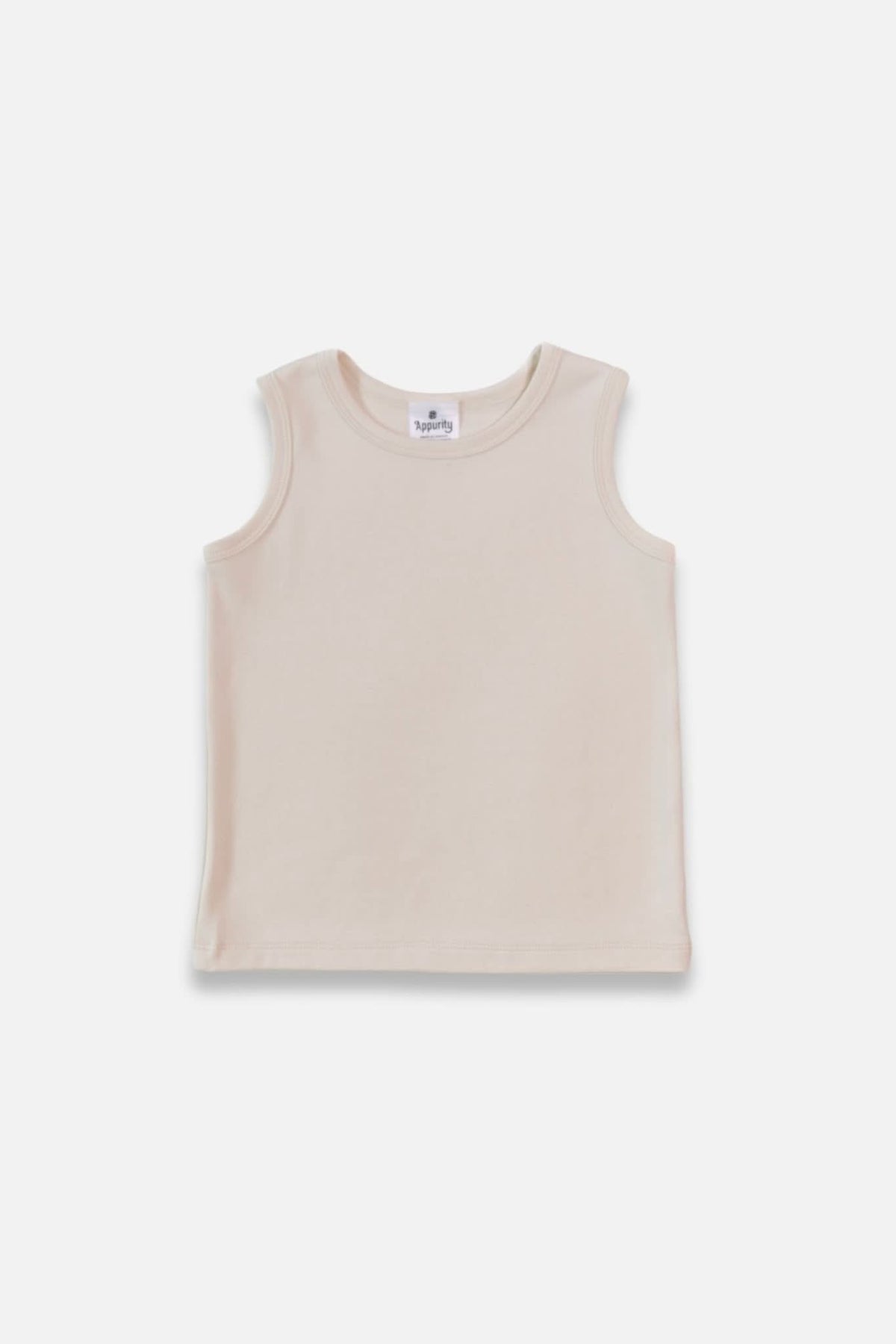 Kids Bamboo Classic Tank - Cream - Little & Lively