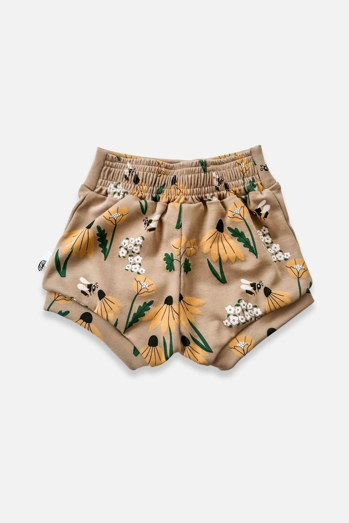 Baby Bamboo High-Waisted Shorties | Bumblebee Meadow