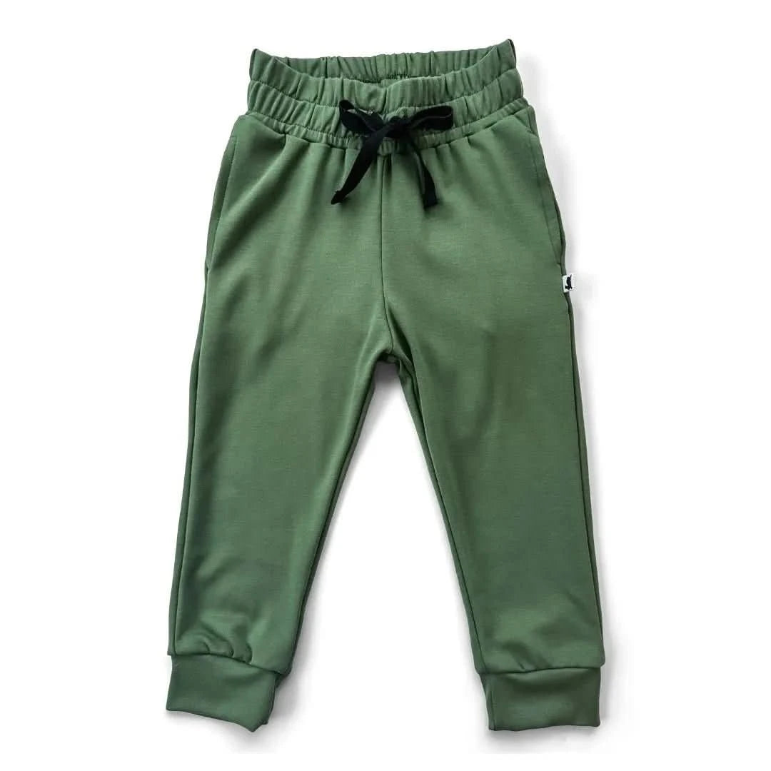 Baby/Kids' Lightweight Bamboo Joggers | Leaf Green