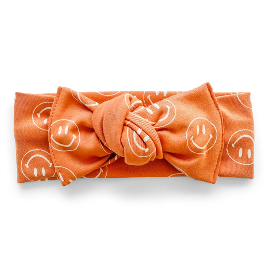 Orange Smilies | Headwrap