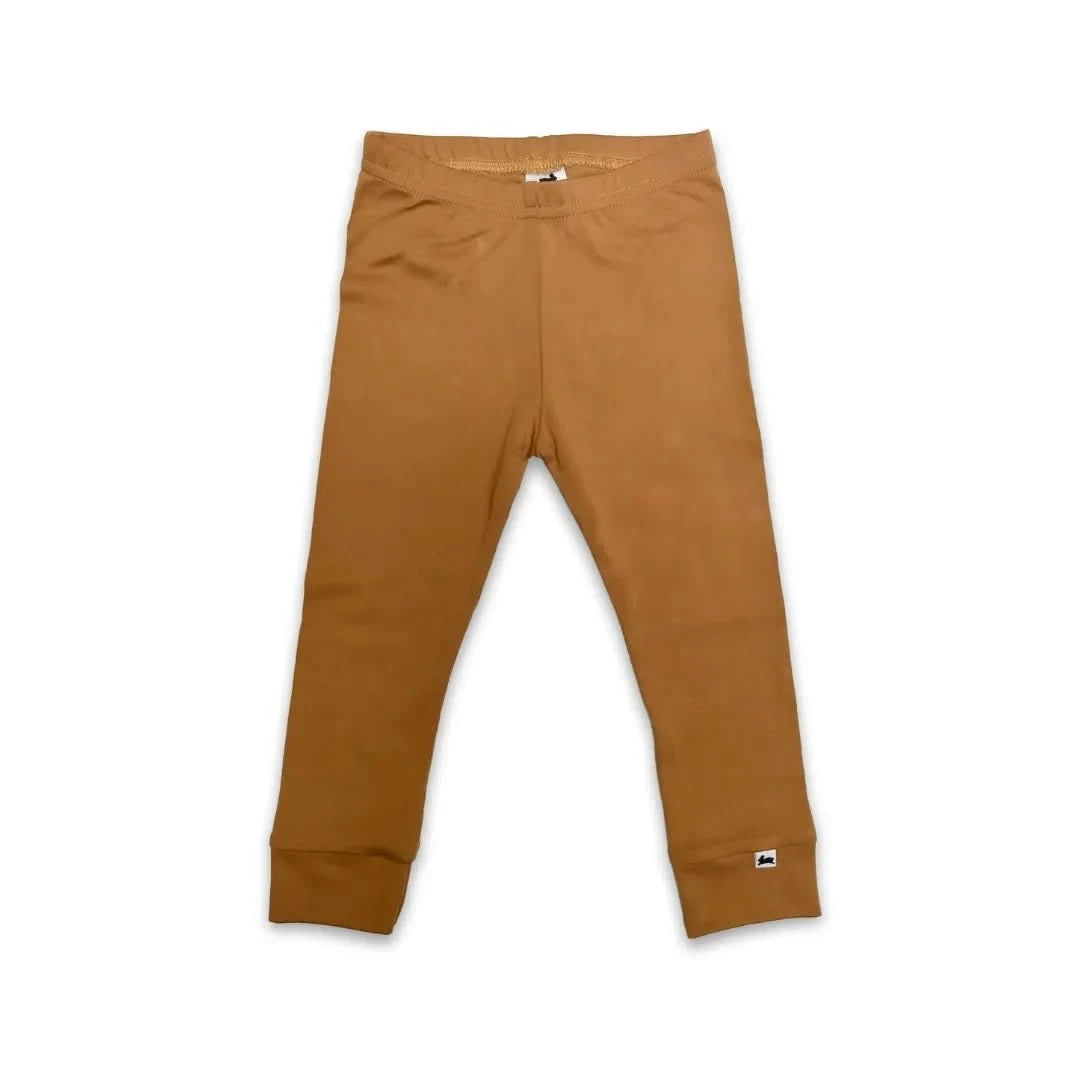 Youth Bamboo Leggings - Umber - Little & Lively