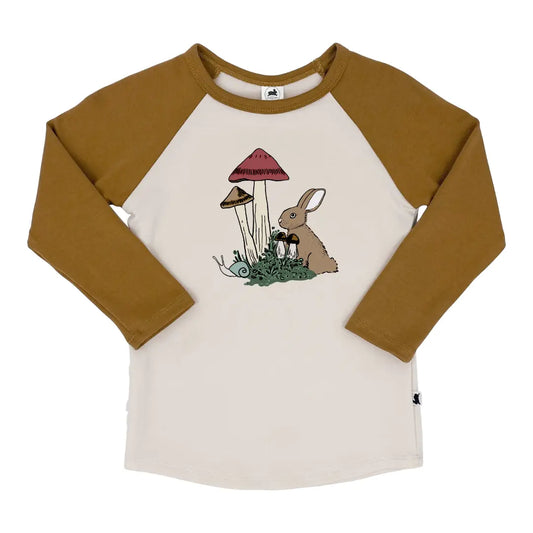 2. Embrace Playfulness with the 'Whimsical Rabbit' Baseball Raglan Shirt: A Must-Have Addition to Your Wardrobe