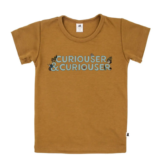Exploring the Wonderland: A Review of the 'Curiouser & Curiouser' Slim-Fit T-Shirt in Umber