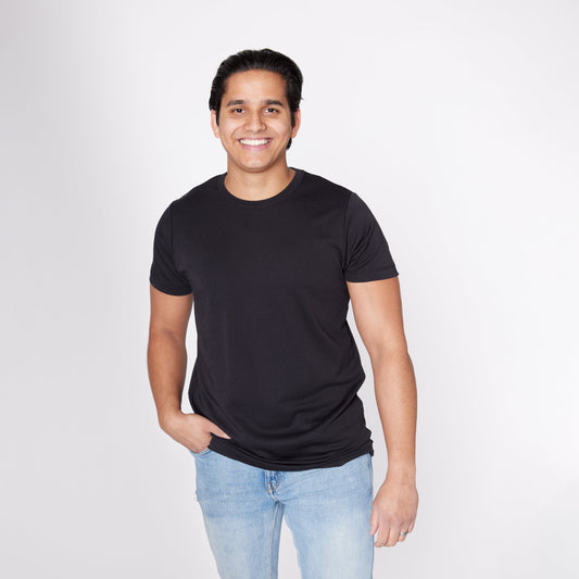 The Benefits of Choosing a Bamboo T-Shirt: Focus on the Black Adult Unisex Crewneck