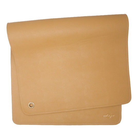 Stay Organized with the Bek & Jet Tan Vegan Leather Changing Mat