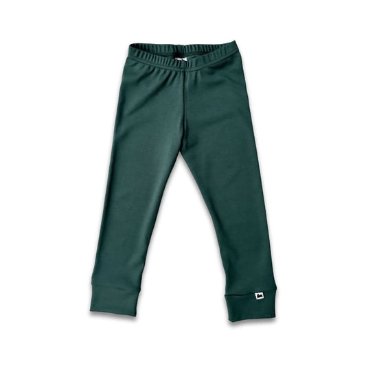 Kids' Bamboo Leggings | Umber - additional view