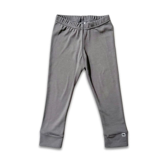 Kids' Bamboo Leggings | Umber - additional view