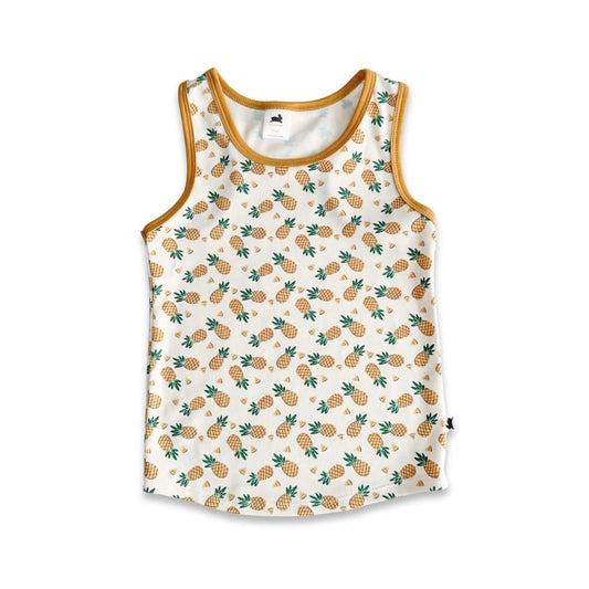 Kids' Bamboo Racerback Tank | Pineapple
