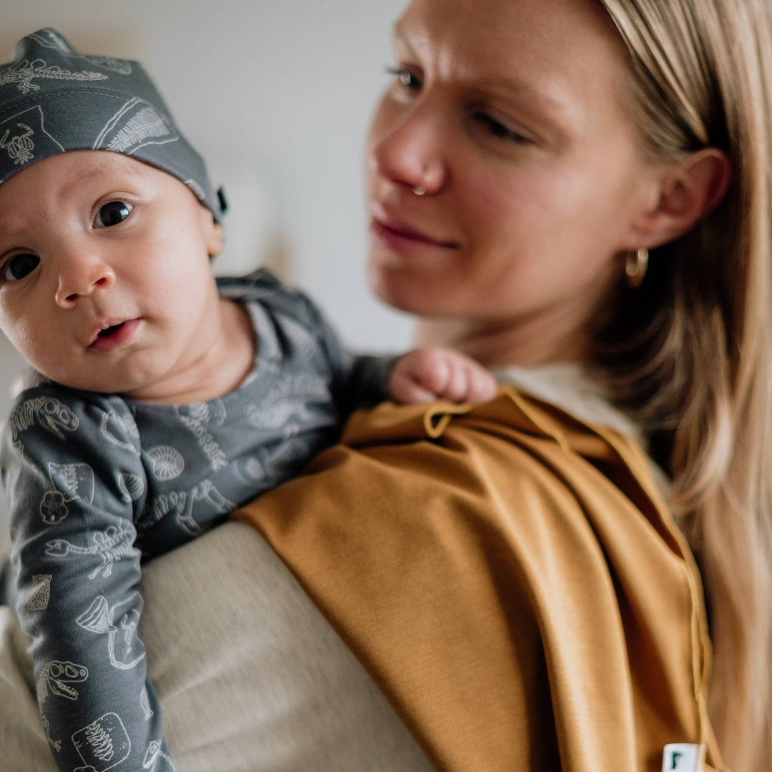 Bamboo Baby Capsule Gift Box - Fossil & Umber