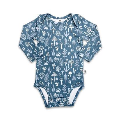 Baby Long-Sleeve Bamboo Onesie | Prints