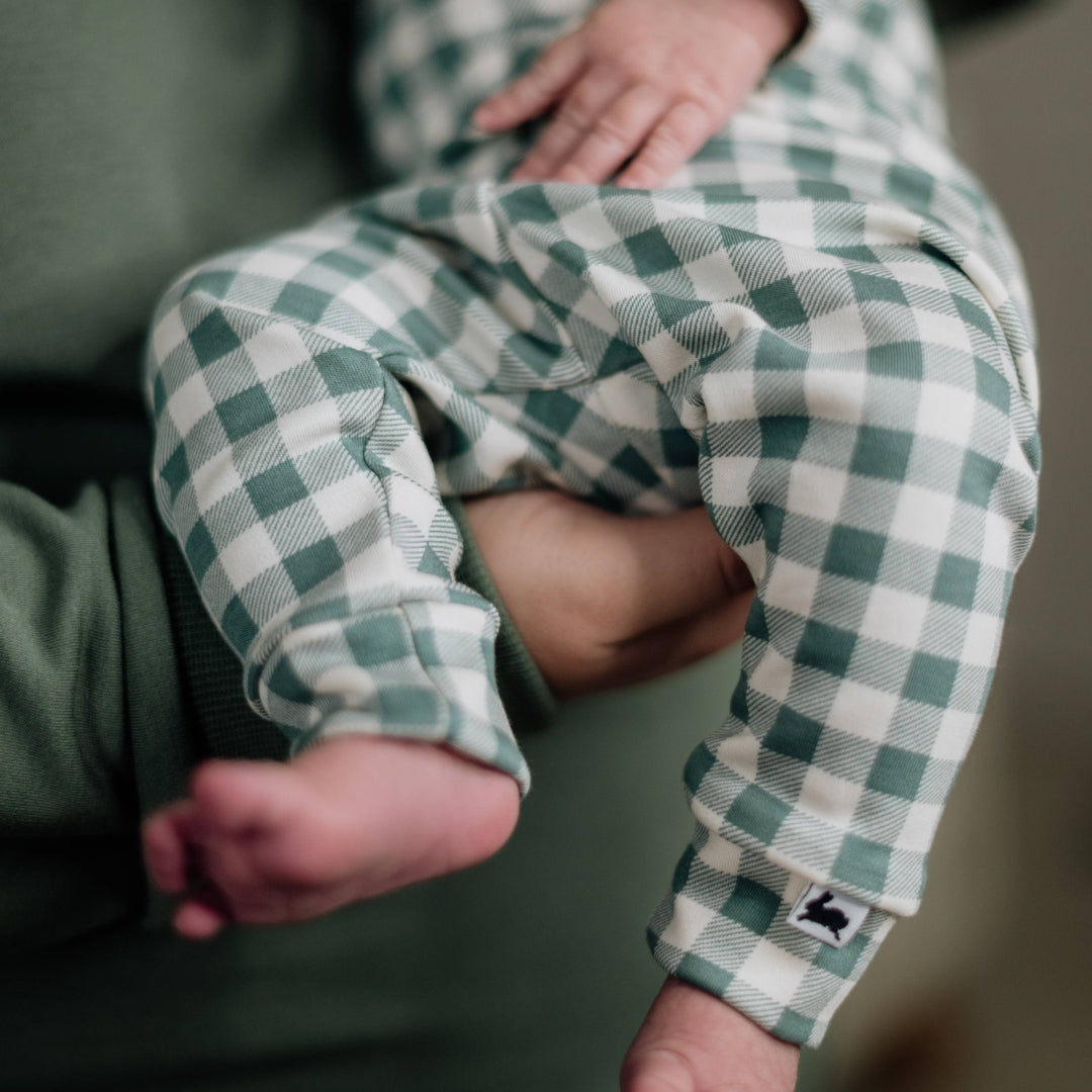 Bamboo Baby Capsule Gift Box - Eucalyptus Gingham & Eucalyptus