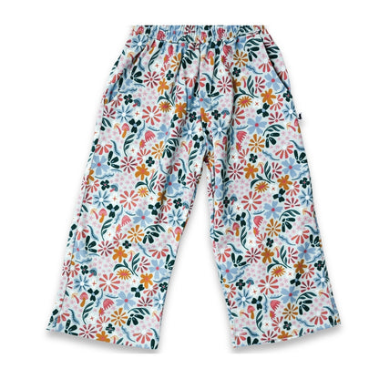 Youth Bamboo Wide Leg Pants | Floating Floral