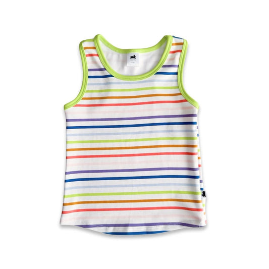 Kids' Bamboo Racerback Tank | Pineapple - additional view