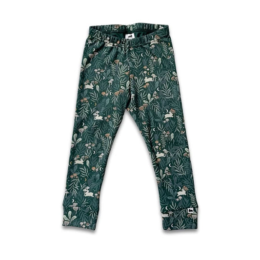 Kids' Bamboo Leggings | Umber - additional view