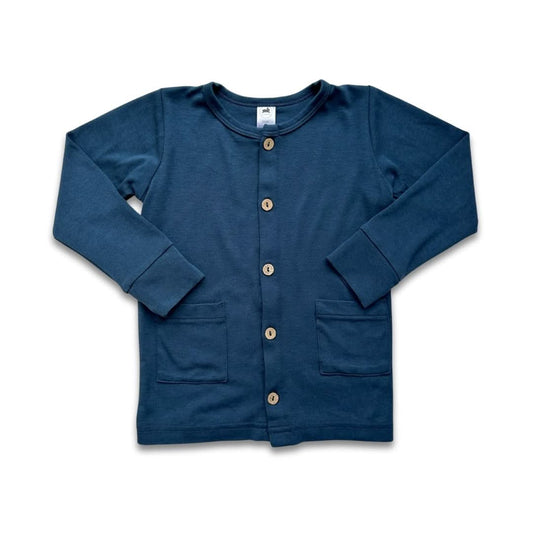 Kids' Bamboo Cardigan | Rosewood - additional view