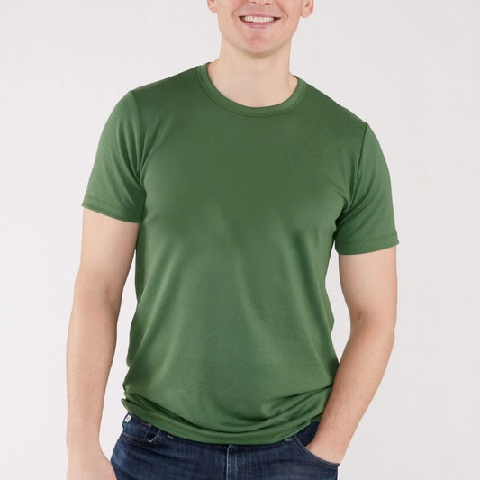 Adult Unisex Bamboo T-Shirt | Leaf Green