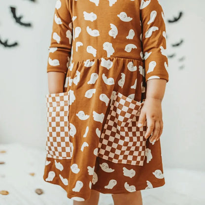 Youth Bamboo Clementine Dress | Friendly Ghosts