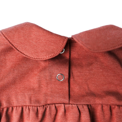 Baby Bamboo Bubble Romper | Burnt Brick
