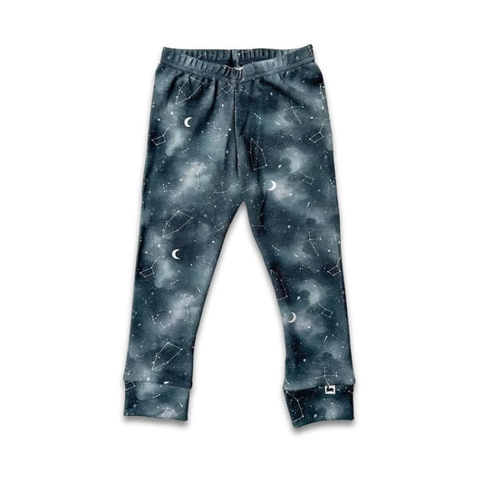 Kids' Bamboo Leggings | Umber - additional view