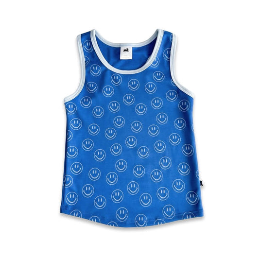 Kids' Bamboo Racerback Tank | Pineapple - additional view