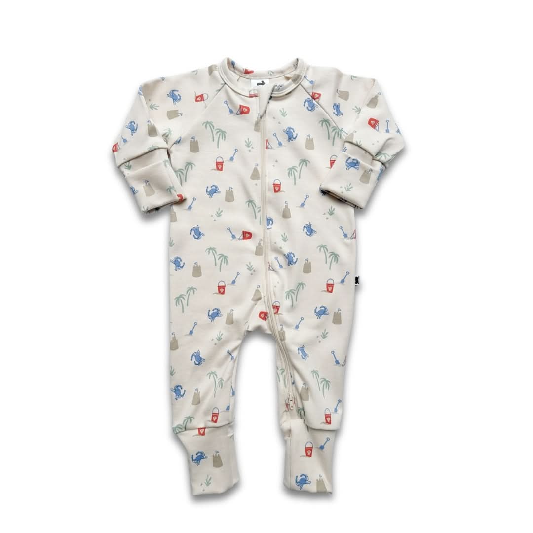 Bamboo Baby Zipper Sleeper | Seaside Scuttle