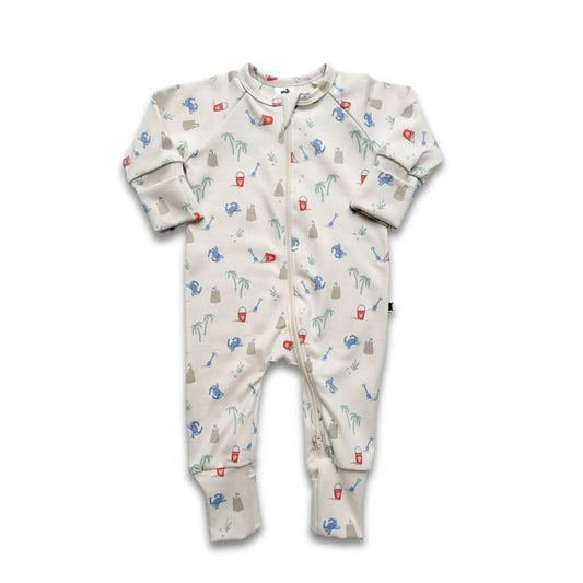 Bamboo Baby Zipper Sleeper | Seaside Scuttle