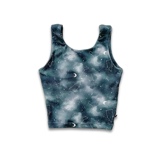 Youth Bamboo Longline Bralette-Style Tank | Black - additional view