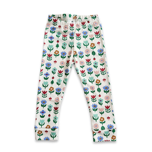Kids' Bamboo Leggings | Block Floral