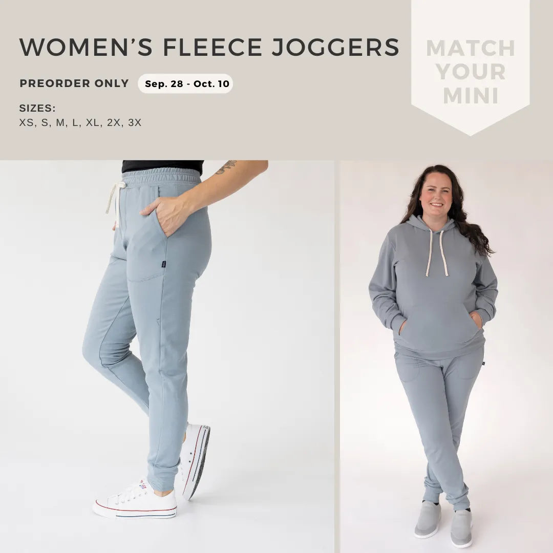 Fleece-Lined Drawstring Joggers | Slate