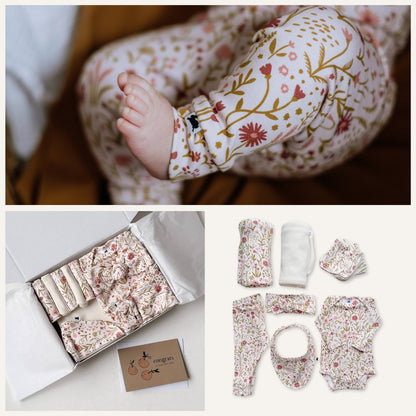 Bamboo Baby Capsule Gift Box - Meadow Muse & Cream