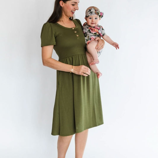 Ladies’ Bamboo Kaia Dress | Olive