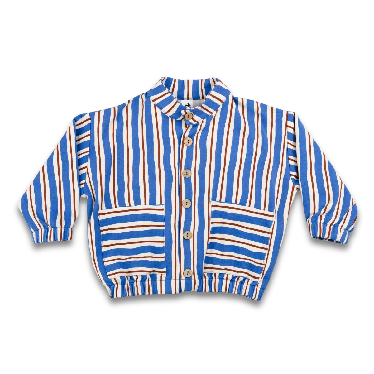 Kids' Bamboo Terry Echo Jacket | Scandi Stripe
