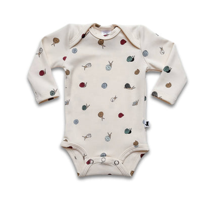 Baby Long-Sleeve Bamboo Onesie | Prints