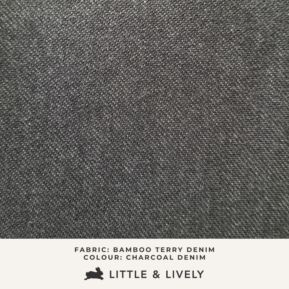 Kids' Bamboo Terry Denim Echo Jacket | Charcoal Denim