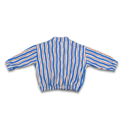 Kids' Bamboo Terry Echo Jacket | Scandi Stripe