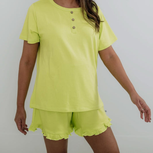 Ladies' Bamboo 2-Piece Short Sleeve Lounge Set | Fresh Clover